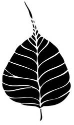 Vector Bodhi Leaf