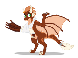 -COMMISSION- Ash the dragon