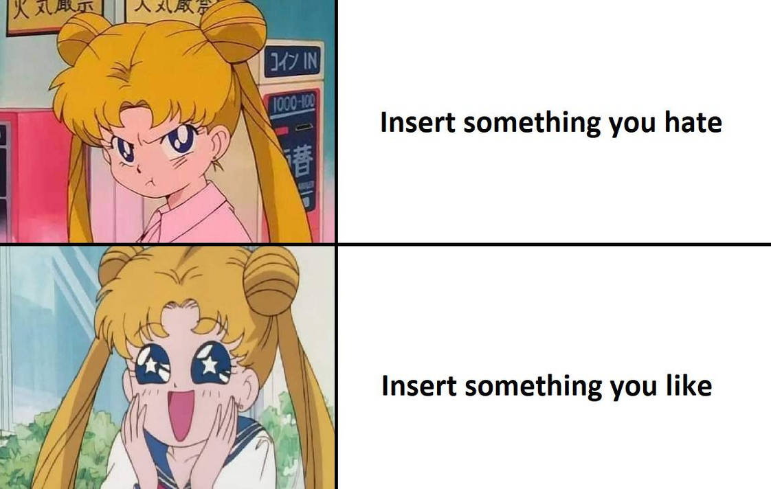 Sailor Moon Like Hate Meme Template By SupremeVincent2022 On DeviantArt