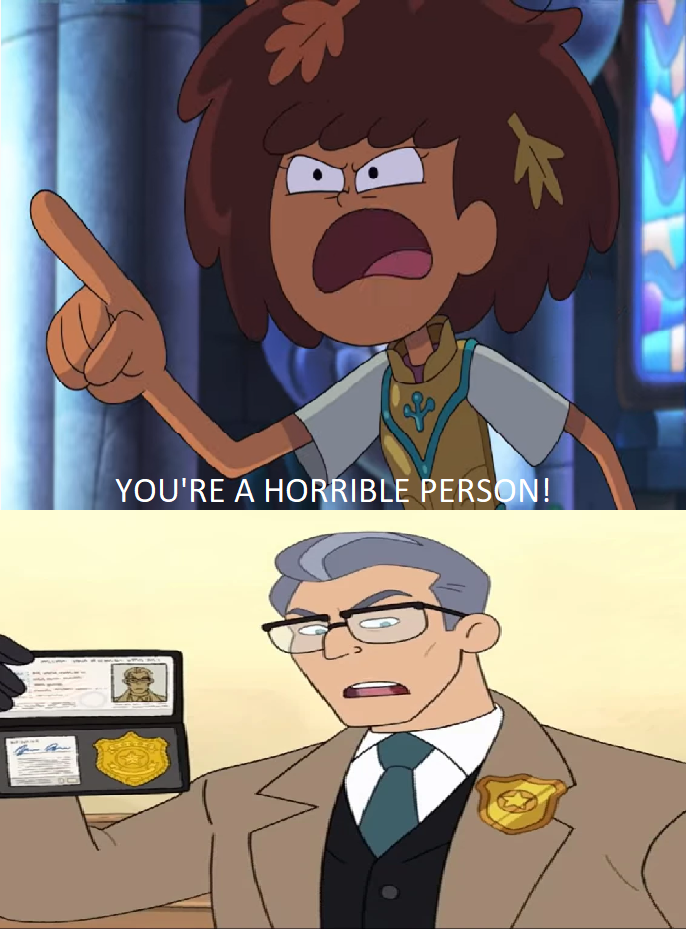 Anne Boonchuy Calls Agent Trout A Horrible Person by SupremeVincent2022 on DeviantArt