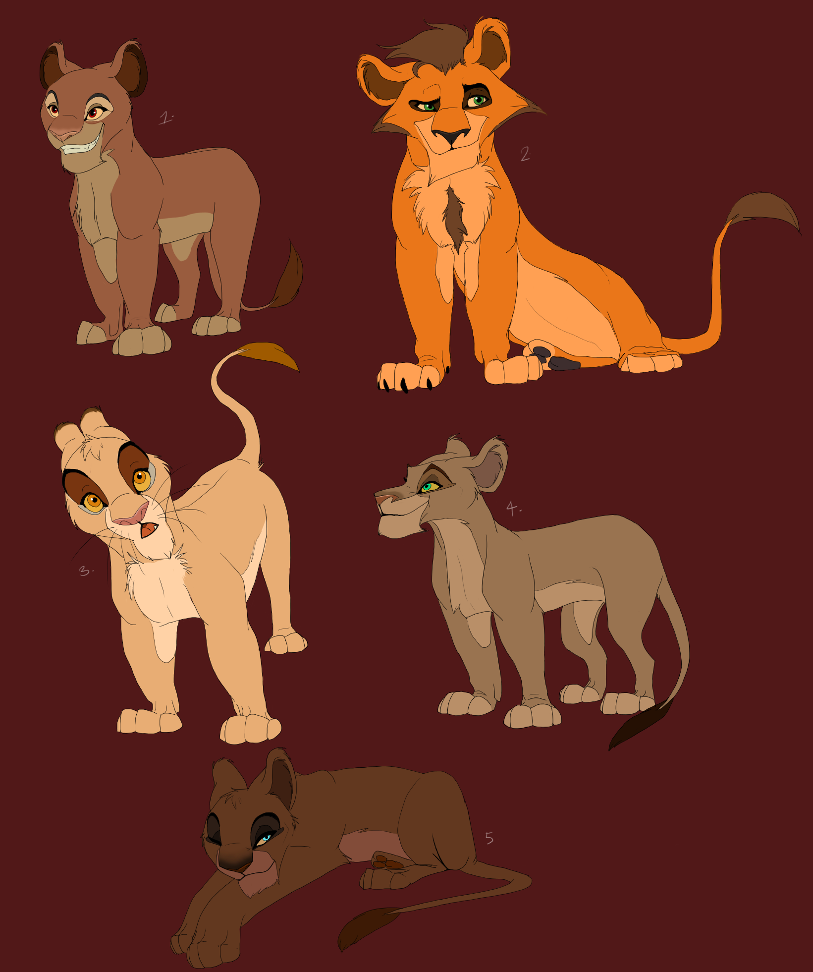 Lion King adoptables FOR POINTS