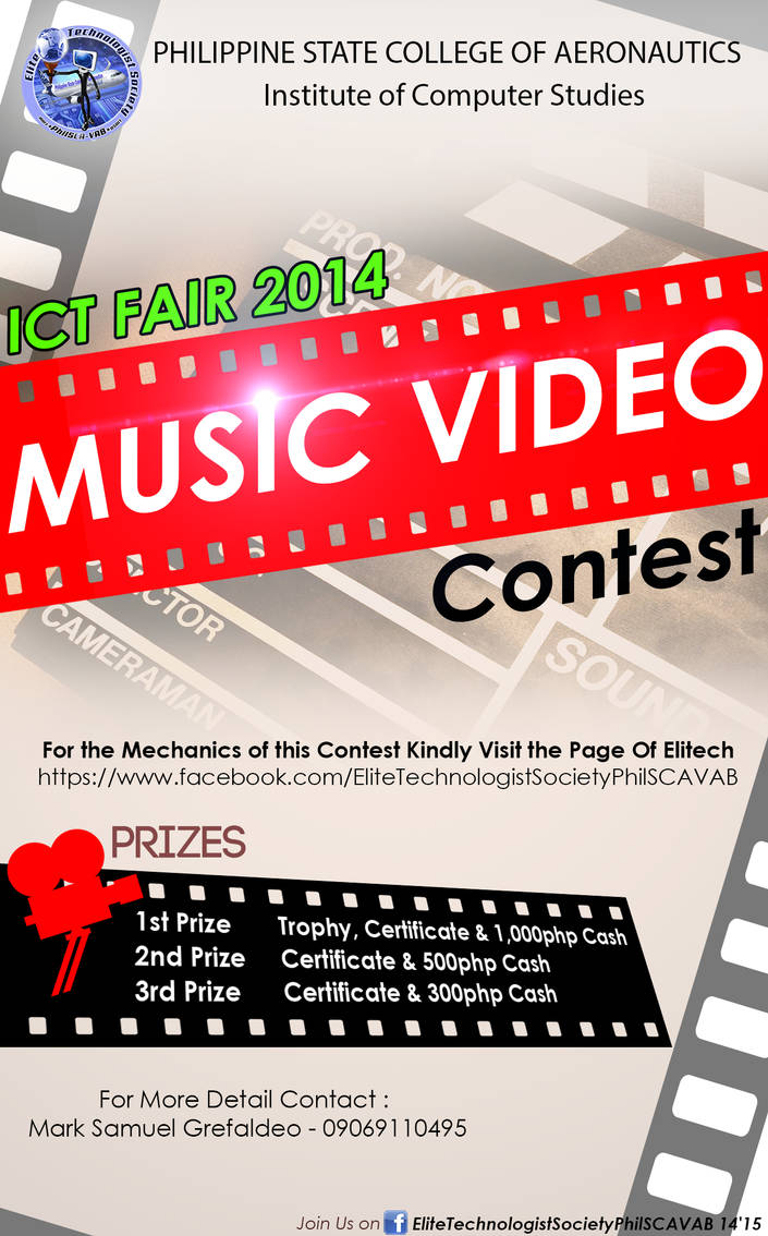 ICT Music Video Contest Poster by Fians on DeviantArt