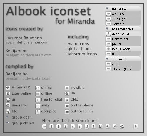 Albook for Miranda
