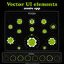 Vector UI elements - knobs and scales