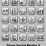 Silver Social Media Icons 2