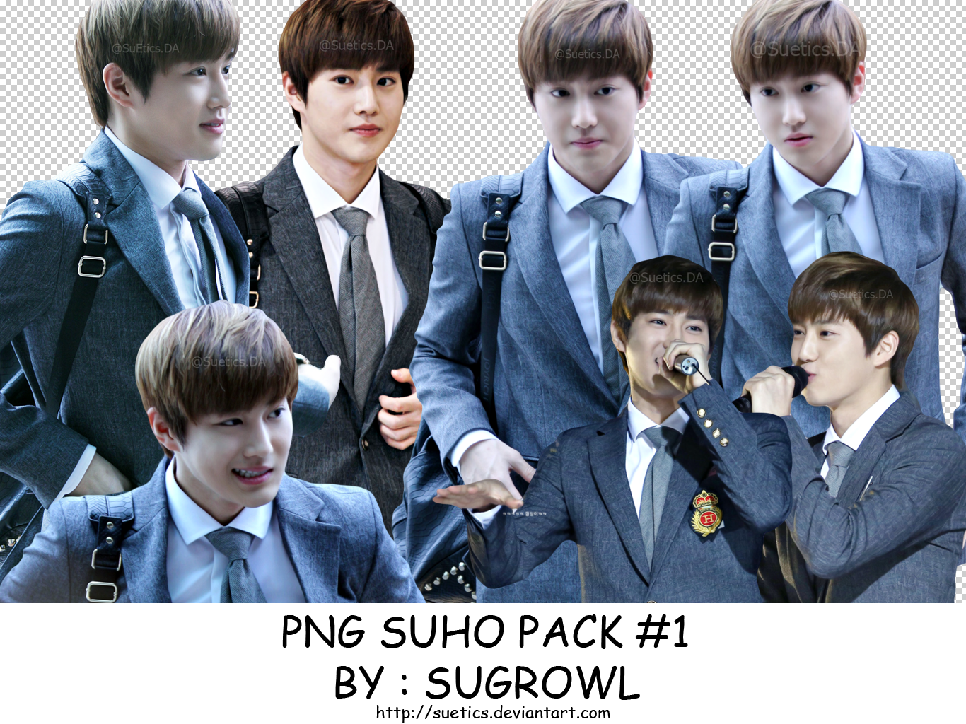 1.10 PNG SUHO PACK #1 - BY SUGROWL