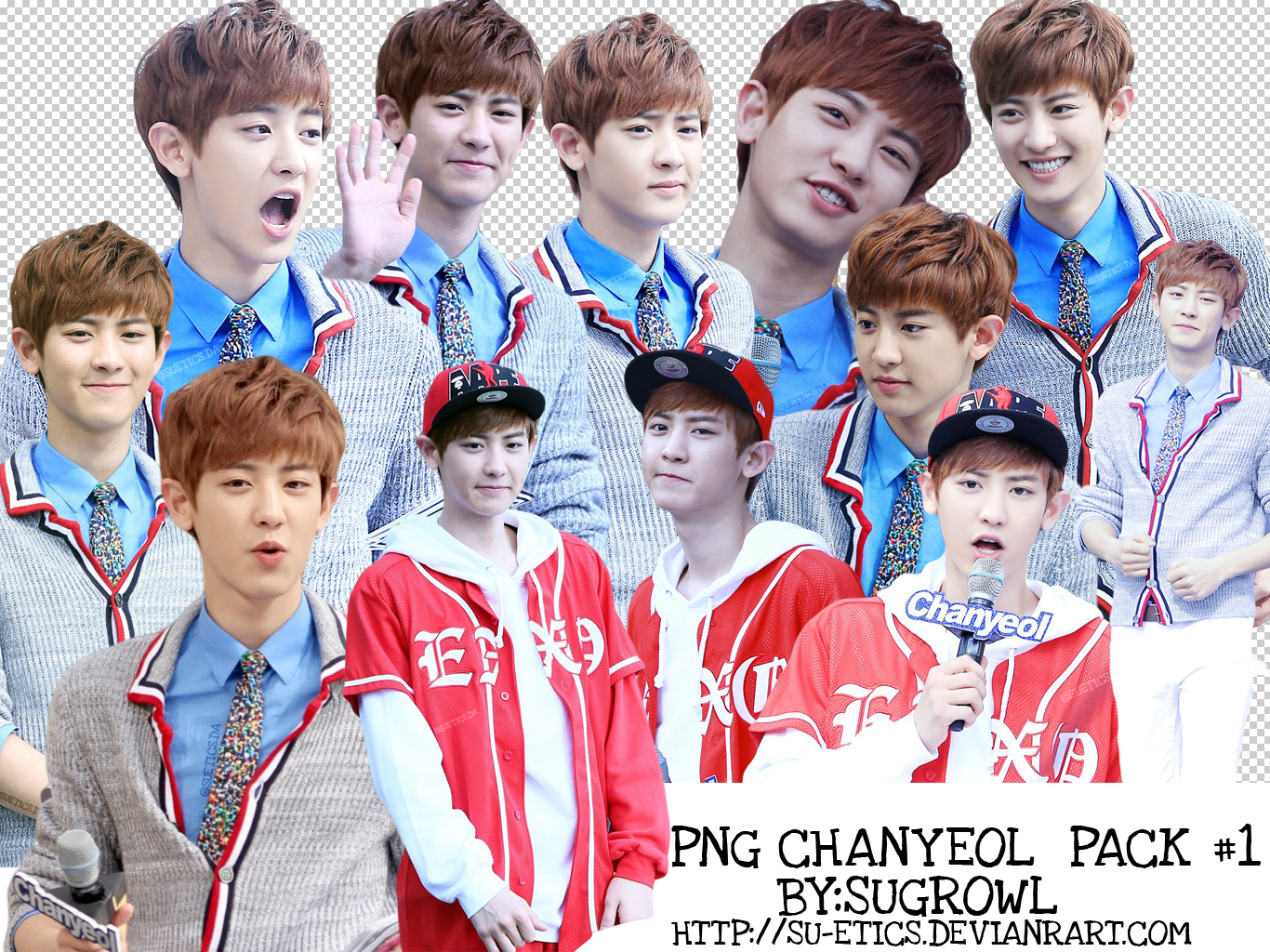 8.10 PNG CHANYEOL  PACK #1- BY SUGROWL