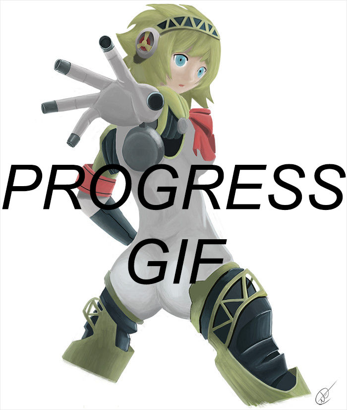 Persona 3 - Aigis Progress GIF by Zer0Mechan1sm on DeviantArt