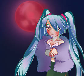 MIKU blood moon