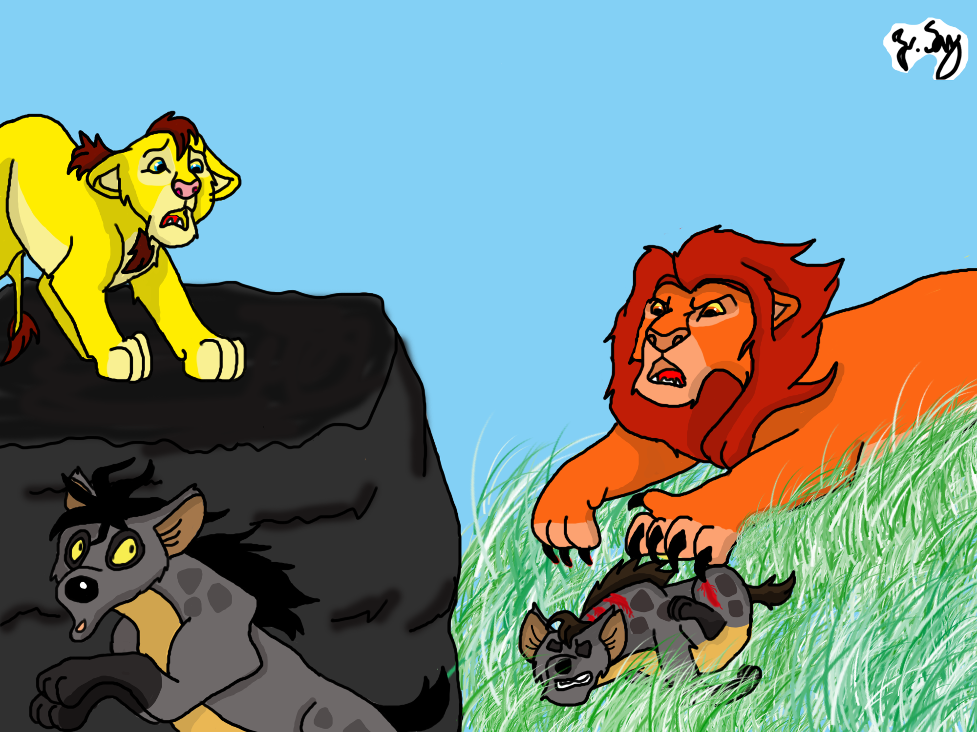 Lion King Comic Deviant Art - sno3oni