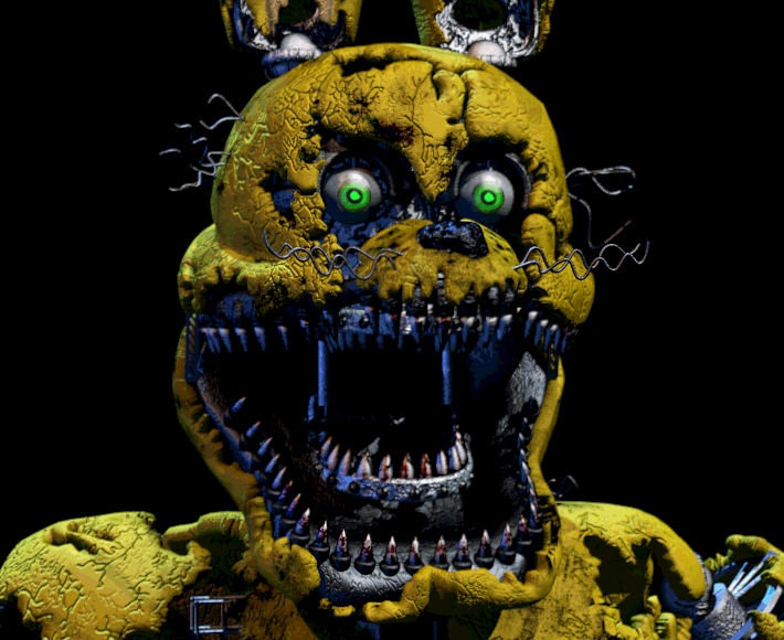 Картинка спрингтрапа из фнаф 6