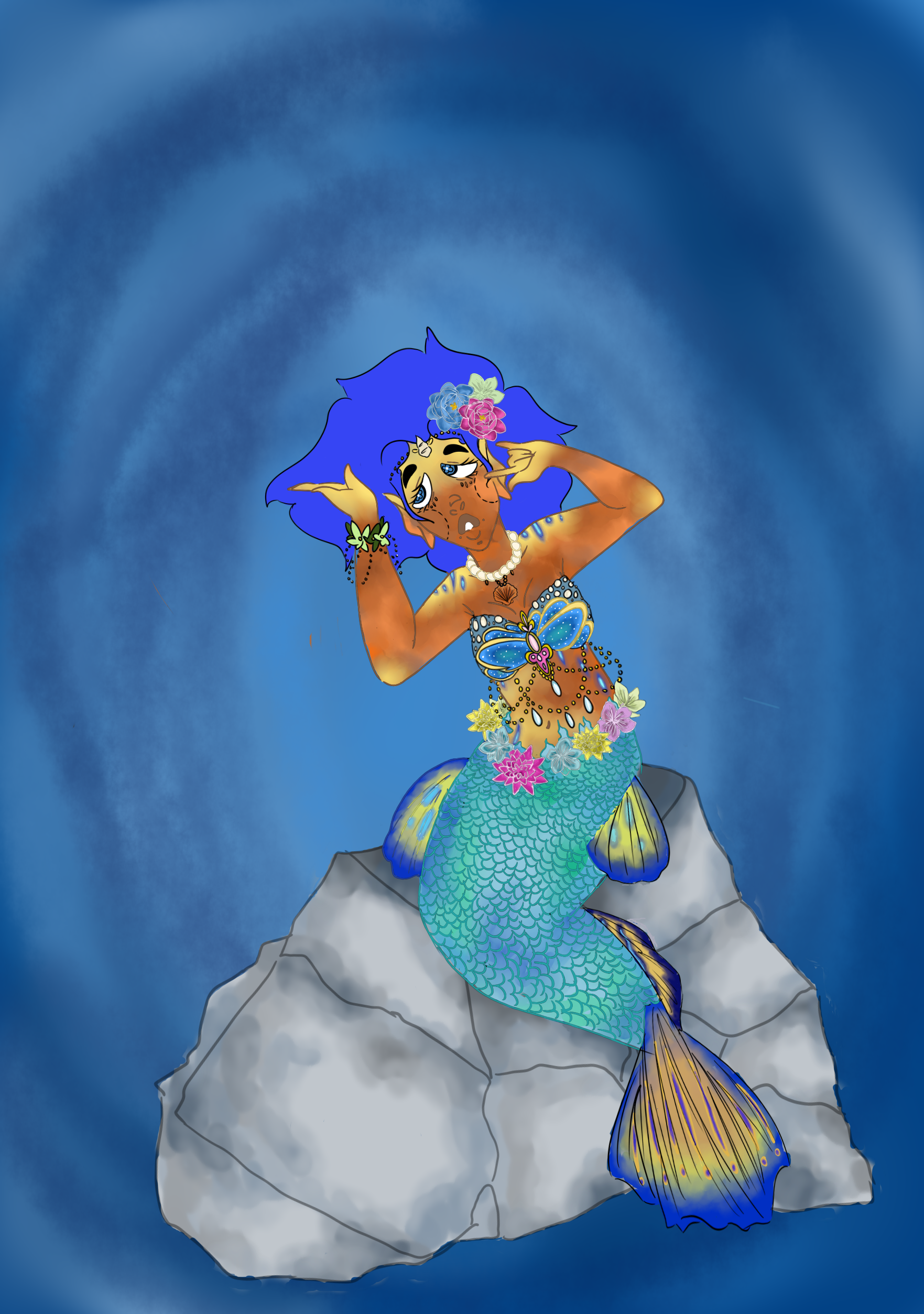 mermaid WIP by Kamarahaah007 on DeviantArt