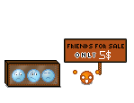 Mr. Cookie is selling friends by PedroPinguim