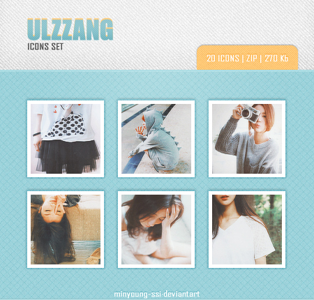 Ulzzang icons set 24 20 pic.