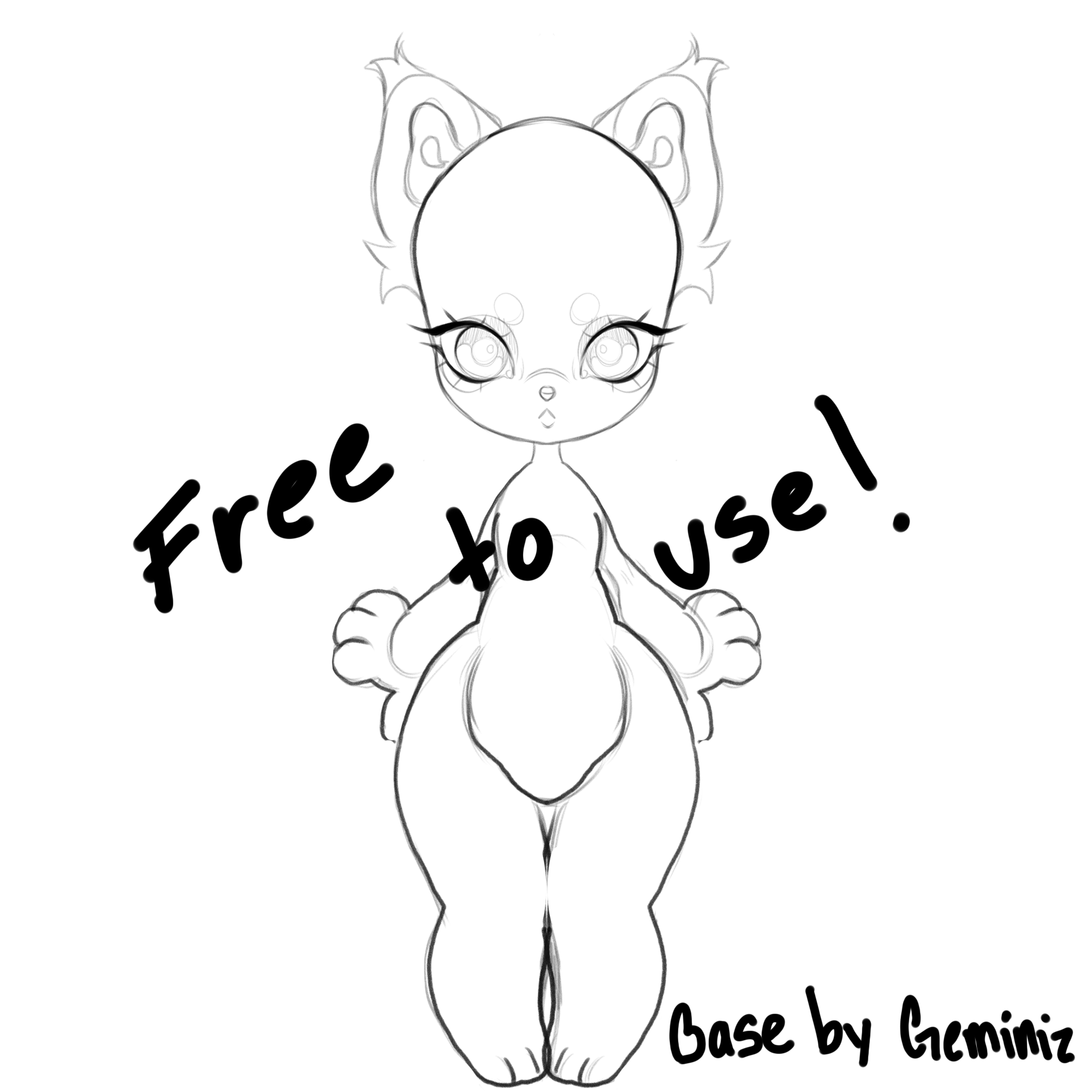 FREE TO USE BASE!! by GeminiFuzz on DeviantArt