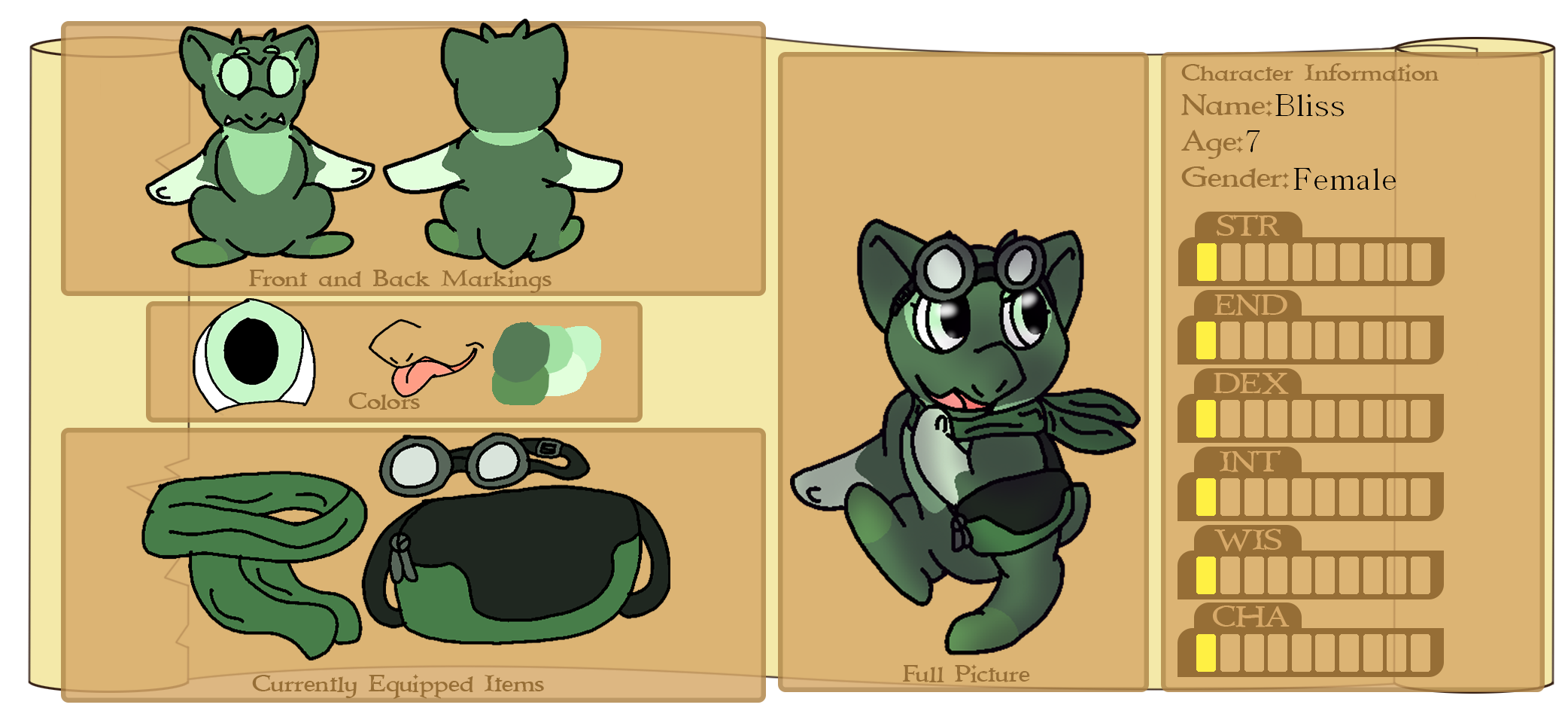 Bliss Reference by Wolflover505 on DeviantArt