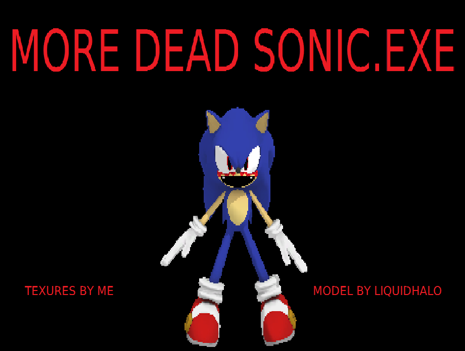 MMD sonic.exe. by InkMixer12100 on DeviantArt