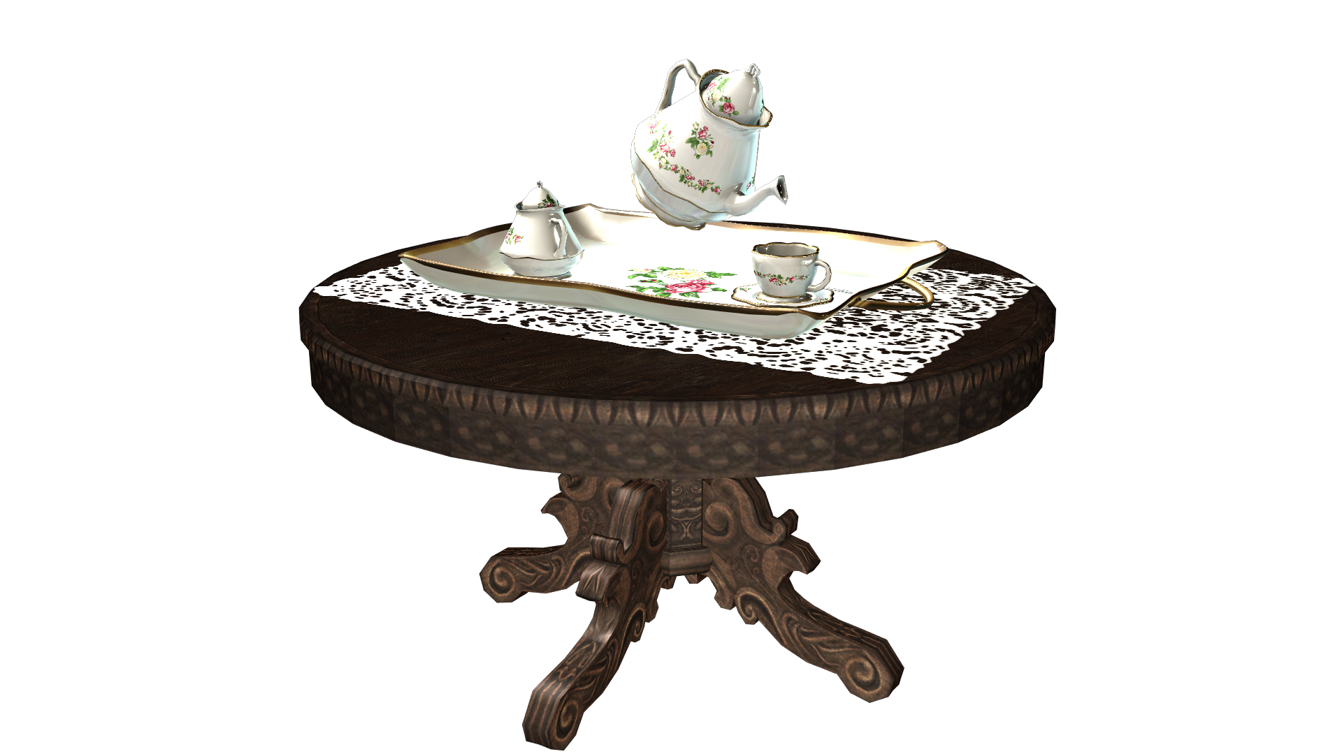 [MMD] Tea Service Set DL!