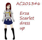 AC2013#6 Erza Scarlet dress up