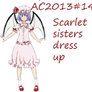 AC2013#14 Scarlet Sisters dress up