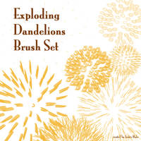 Exploding Dandelion Brush Set