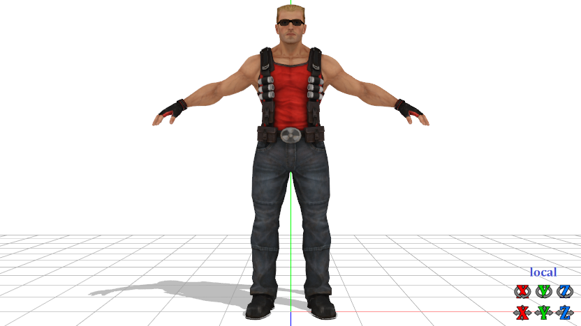 DUKE NUKEM MMD MODEL DL! by rockeyrolley on DeviantArt