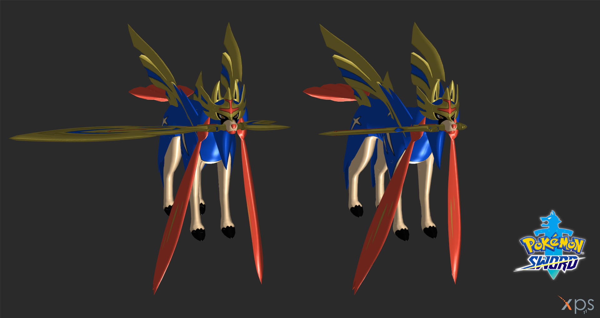 Pokemon Moncolle Poke Del-Z Zacian (Crowned Sword) 