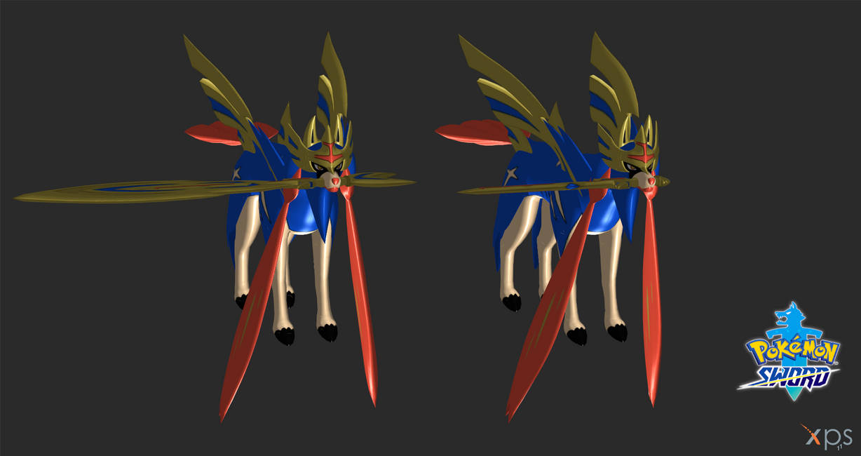 0888 - Zacian (Crowned Sword) by Fhilb on DeviantArt
