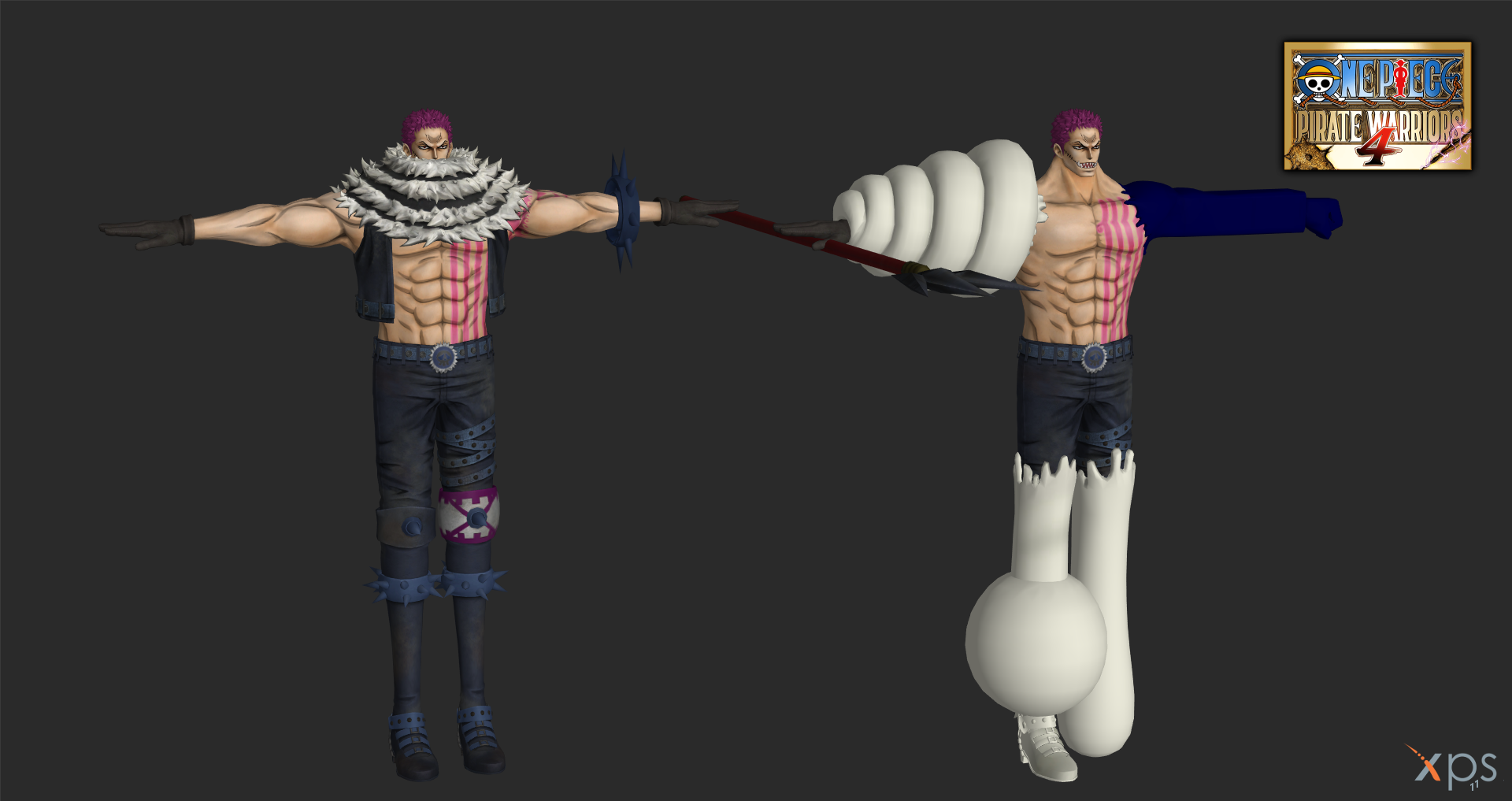 One Piece Charlotte Katakuri High Quality Full 3D Figure. 