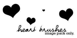 heart brushes IMAGE PACK