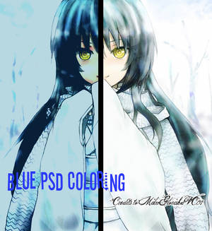 Blue PSD Coloring