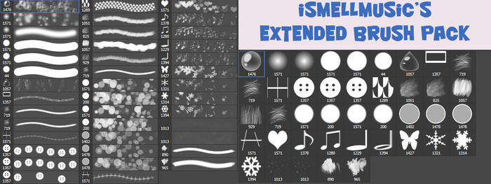 iSmellMusic's Extended Brush Pack