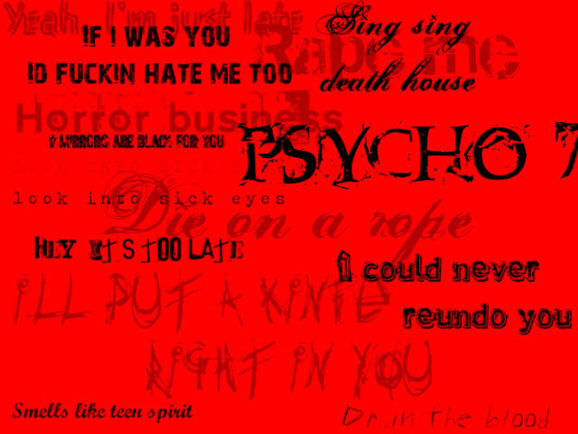 Punk lyrics brushes by UseThisStuff on DeviantArt