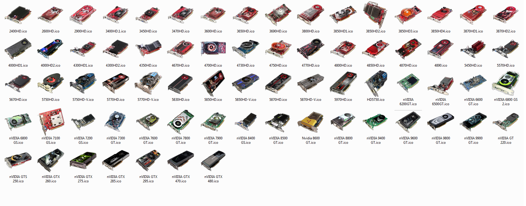 Graphics Cards Icons :H1 Pack: