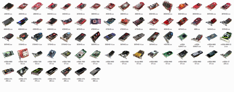 Graphics Cards Icons :H1 Pack: