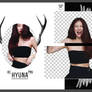 Hyuna PNG Pack