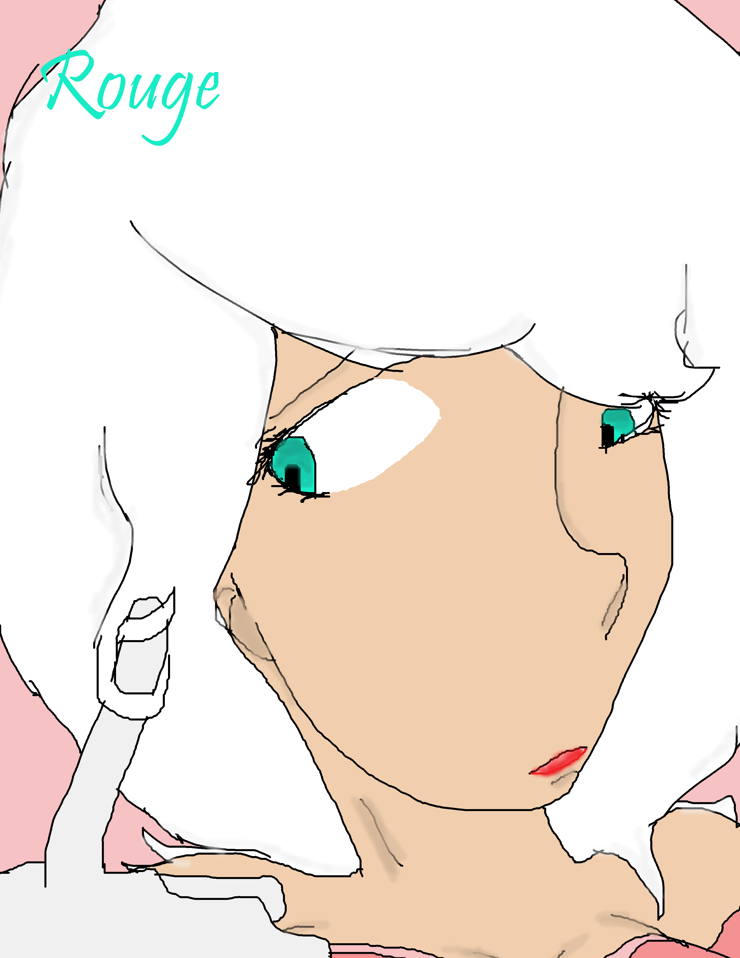 Rouge as a Human by CherryWolf1 on DeviantArt