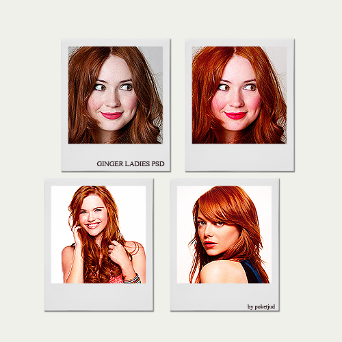 Ginger Ladies PSD by PoketJud on DeviantArt