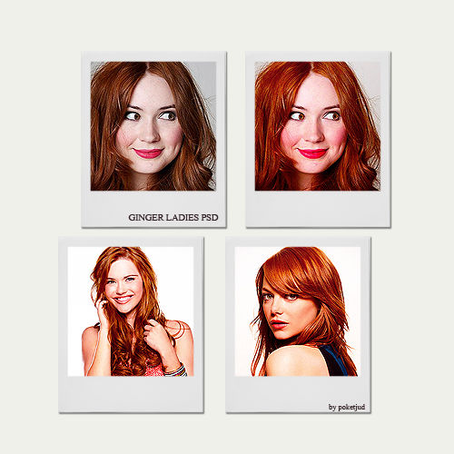Ginger Ladies PSD by PoketJud on DeviantArt