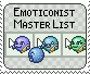 Emoticonist  Master List by Krissi001