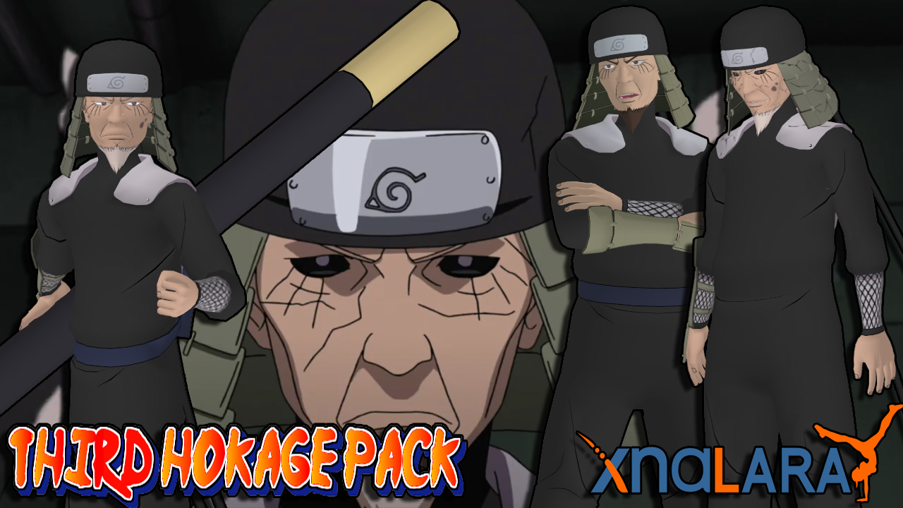 Naruto UNS3 - Third Hokage (Hiruzen) Pack FOR XPS by