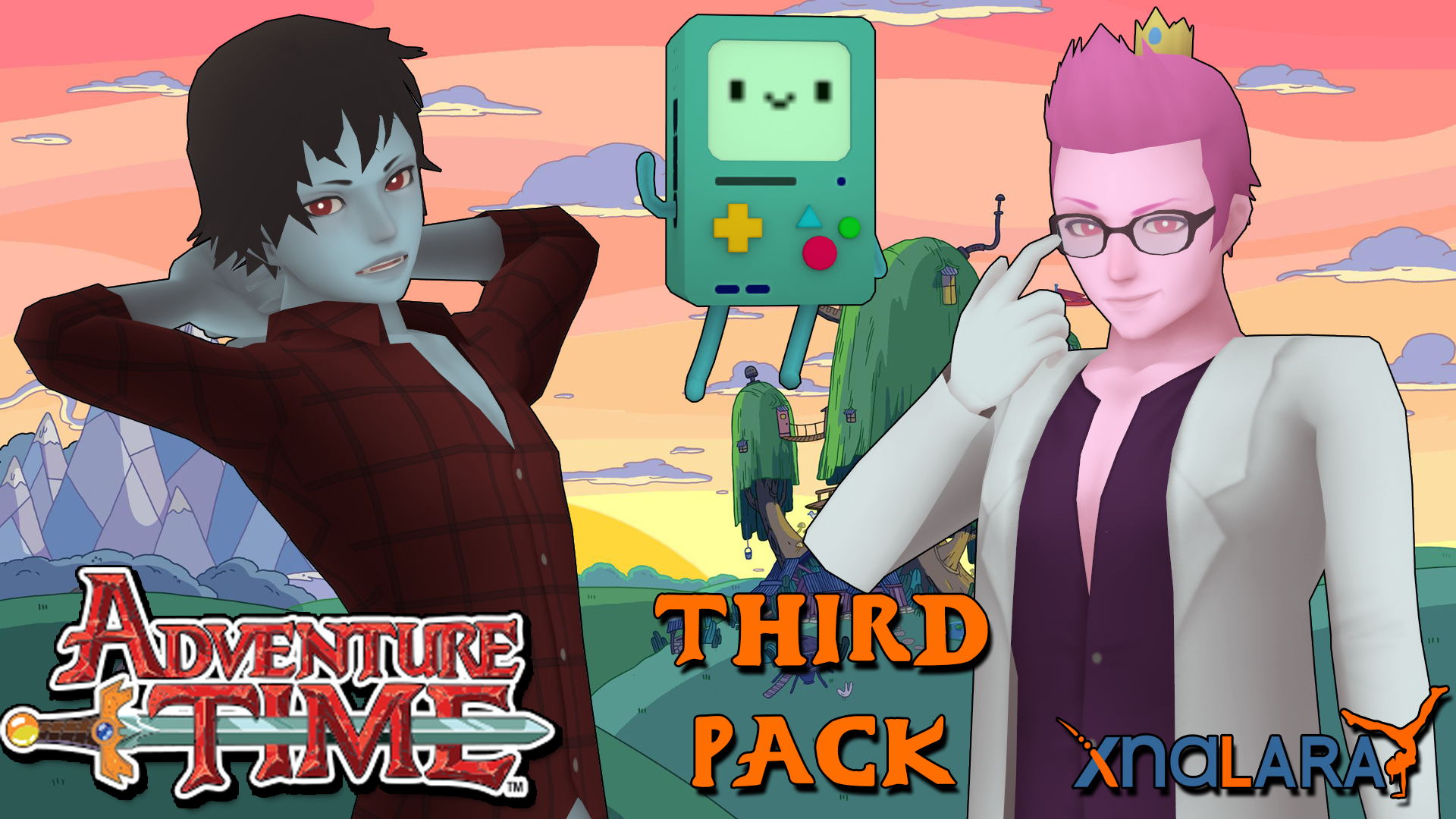 Adventure Time Models PACK 3 FOR XPS