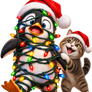 32 PNG FUNNY CHRISTMAS ANIMALS – Cute & Funny Holiday Designs gumroad