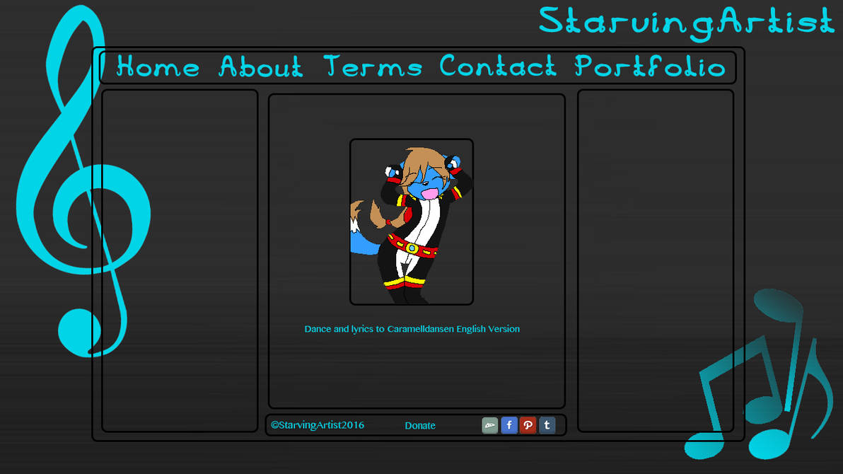 Portfolio Website Finished by ArtisticDaily on DeviantArt