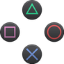 Vector PlayStation buttons