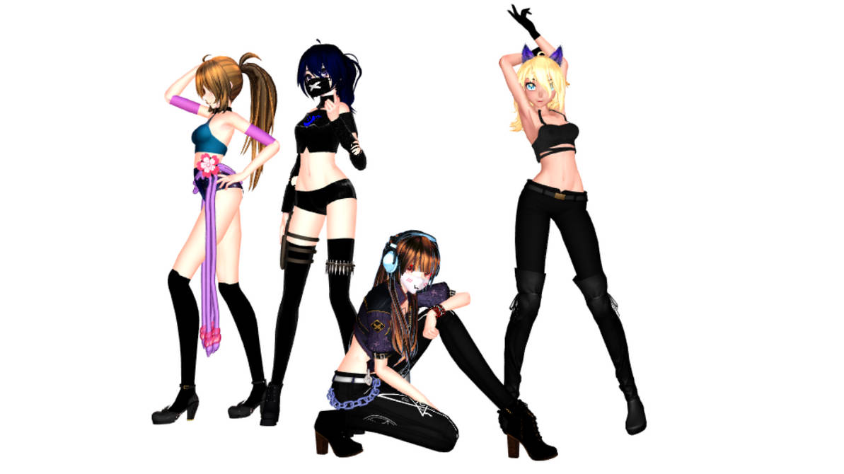 Mmd Kda Poses Pack [dl] By Thelameapple On Deviantart