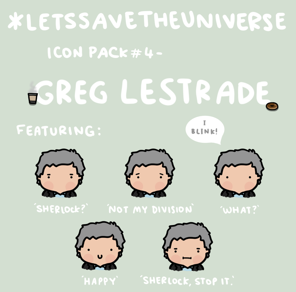 Greg Lestrade Icon Pack