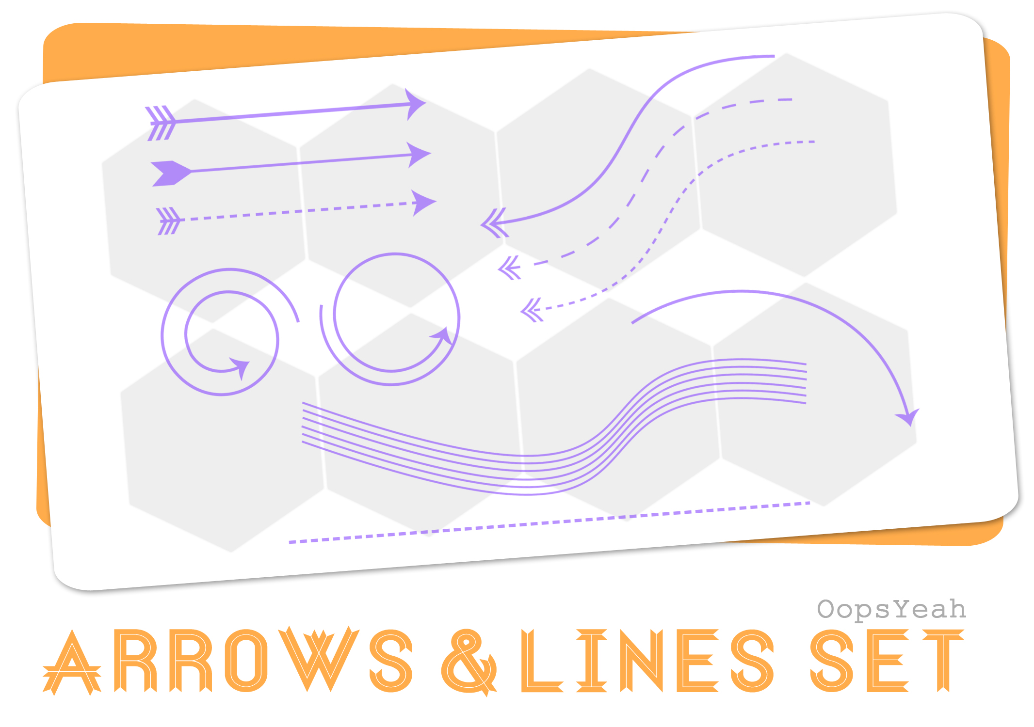 Arrows and Lines Brush Set