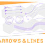 Arrows and Lines Brush Set