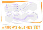 Arrows and Lines Brush Set